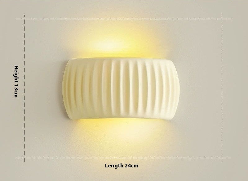 Ribbed Wall Lamp - Modern Wall Sconce - Decor Havenly