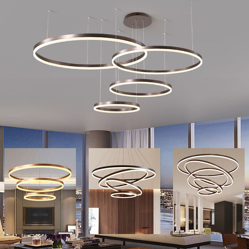 Modern LED Ring Chandelier - Modern lighting - Decor Havenly