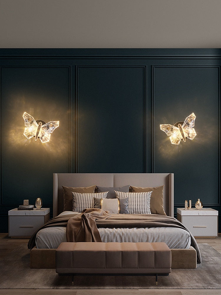 Luminous Butterfly Wall Lamp - Stylish Lighting - Decor Havenly