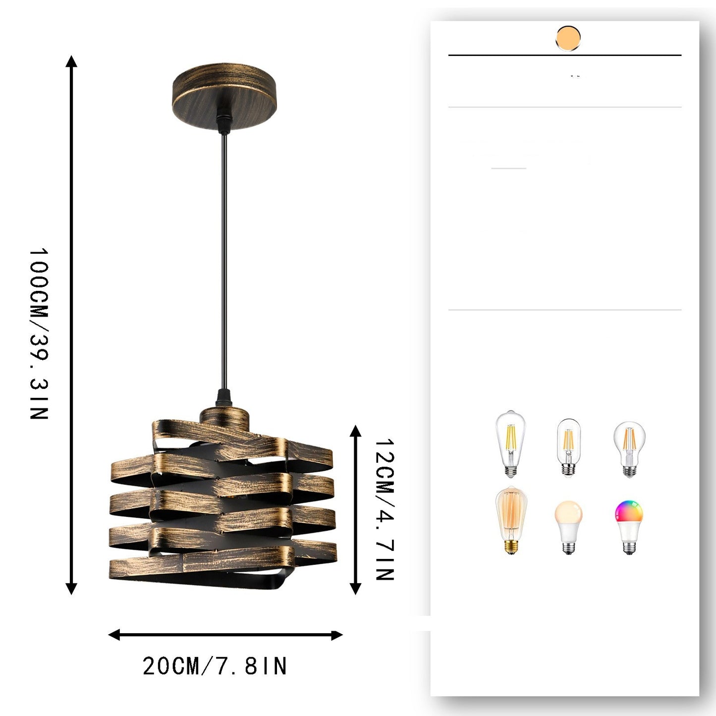 Vintage Style Chandelier - Minimalist Lighting - Decor Havenly