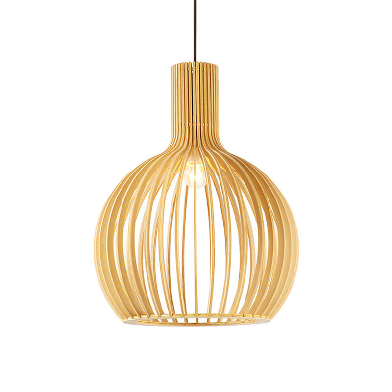 Wooden Birdcage Lamp - Eco-Friendly Light - Decor Havenly