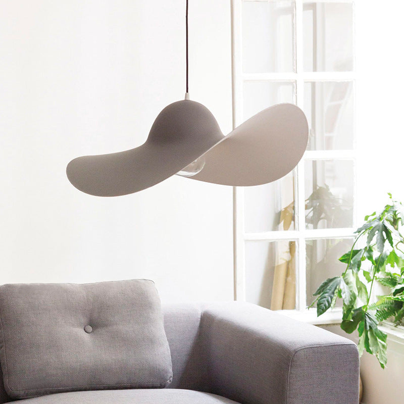 Minimalist Nordic Hat Chandelier - Statement Light - Decor Havenly