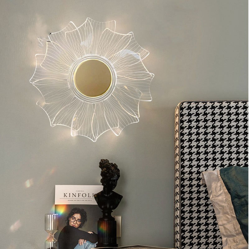 Modern Petal Acrylic LED Wall Lamp