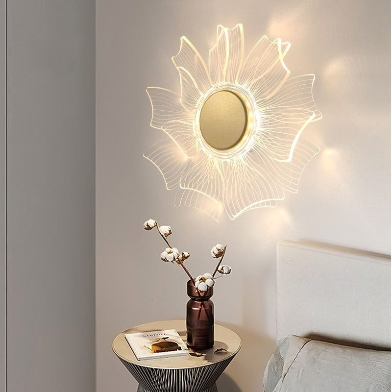 Modern Petal Acrylic LED Wall Lamp