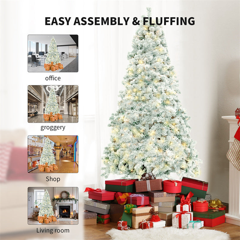 Artificial Snow Christmas Tree - Christmas Home Decor - Decor Havenly