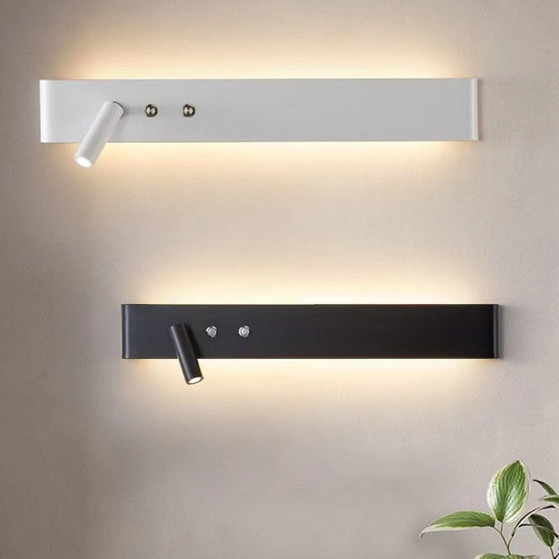 Sleek Bedside Lamp - Iron Wall Light - Decor Havenly