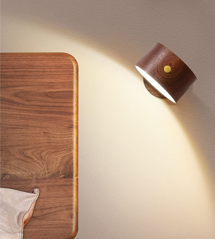 Wooden Bedside Lamp - Decor Havenly Lamp - Decor Havenly