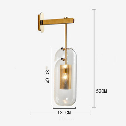 Modern Nordic Glass Wall Lamp