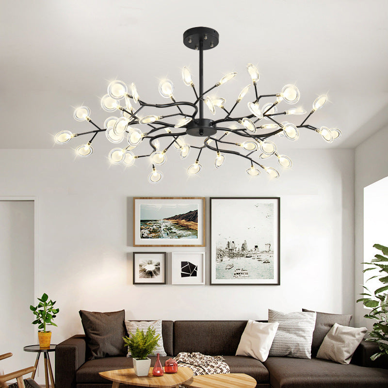 Modern Creative Petal Golden Chandelier