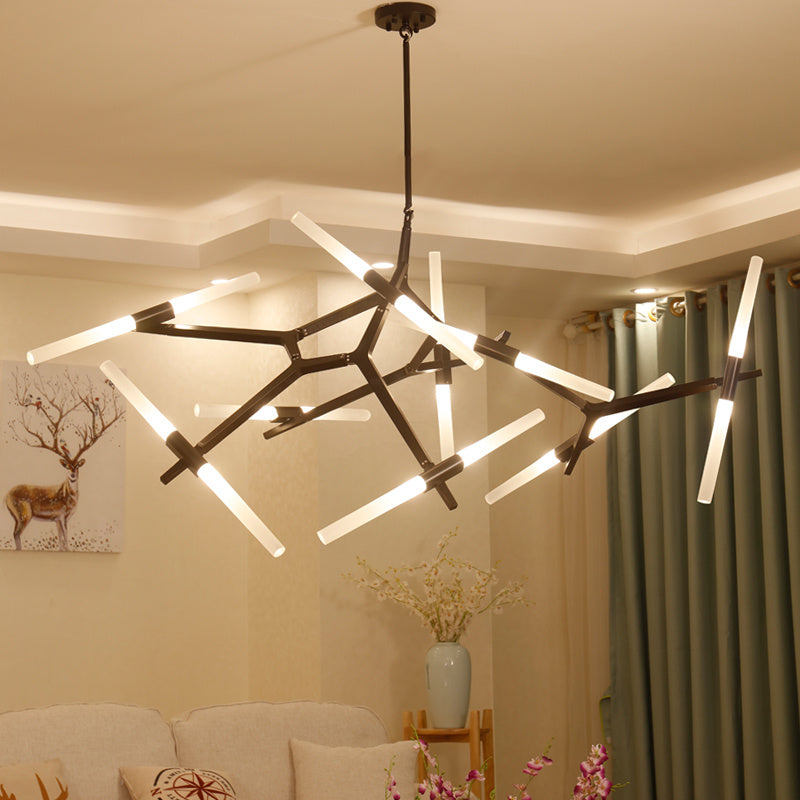 Modern Geometric Halo Chandelier - modern lighting - Decor Havenly