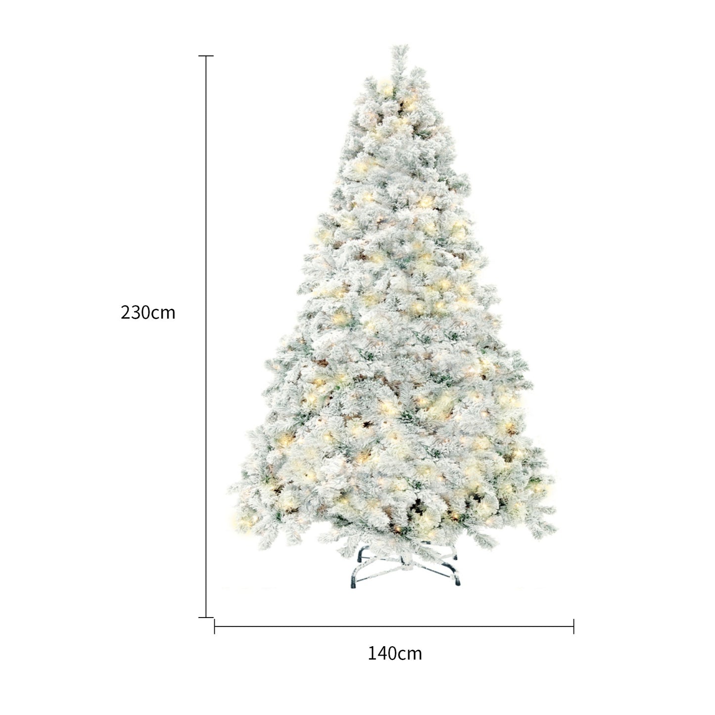 Artificial Snow Christmas Tree - Christmas Home Decor - Decor Havenly