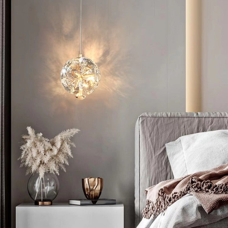 Nordic Simple Dandelion Crystal Lamp