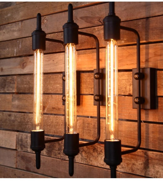 American Country Aisle Steam Pipe Wall Lamp