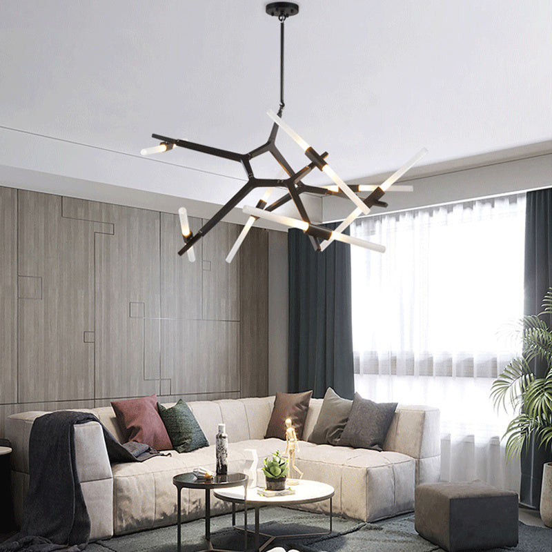 Modern Geometric Halo Chandelier - modern lighting - Decor Havenly