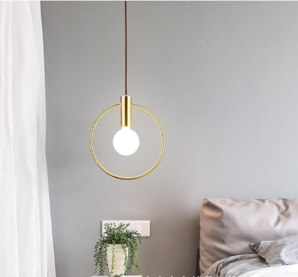 Scandinavian Style Modern Brass chandelier