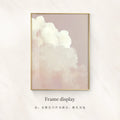 Scandinavian Nordic Style Canvas Poster Room Decor Aesthetic Blue Sky White Clouds Wall Picture Paintings Interior  Home