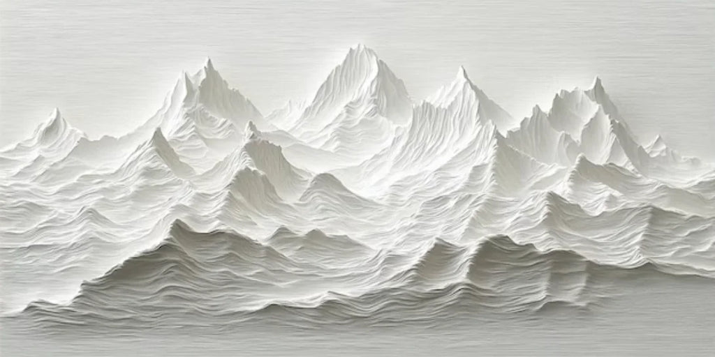 Mountain Relief Wall Art