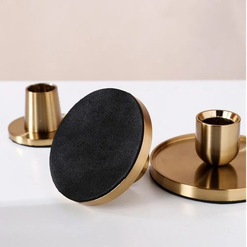 Decoration Candlestick Decoration Golden Candle Holder Home Decor Desktop Metal Candlestick Wedding Decoration Candle Stand Home