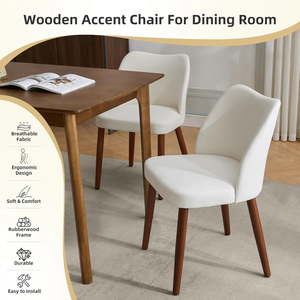 Upholstered Dining Chairs (Set of 2)