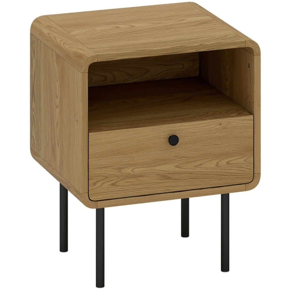 Oak Bedside Table