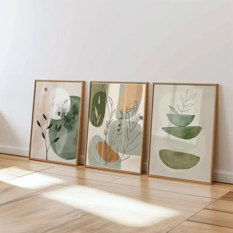 Earthy Botanical Canvas Prints