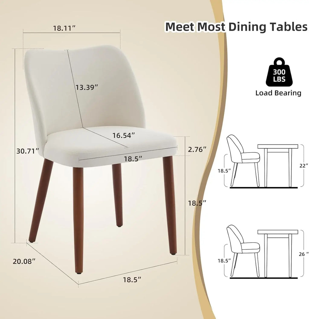 Upholstered Dining Chairs (Set of 2)
