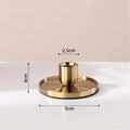 Decoration Candlestick Decoration Golden Candle Holder Home Decor Desktop Metal Candlestick Wedding Decoration Candle Stand Home