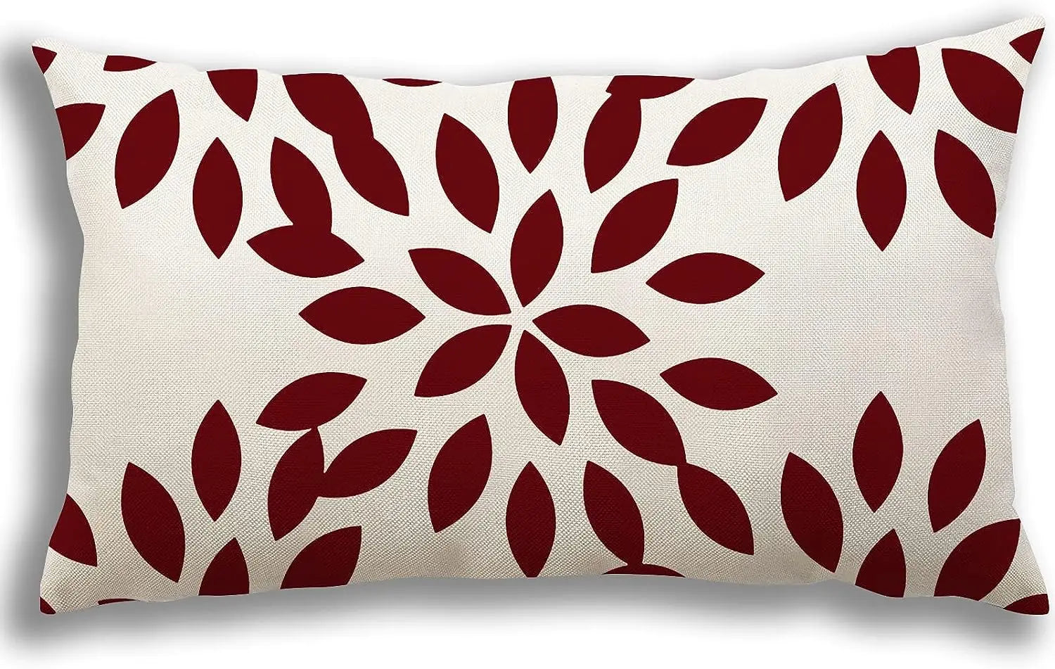 Linen Geometric Pillowcase 40x60cm Sofa Decoration Pillow Cover, Sofa Bedroom Furnishing Decoration Lumbar Cushion Cover