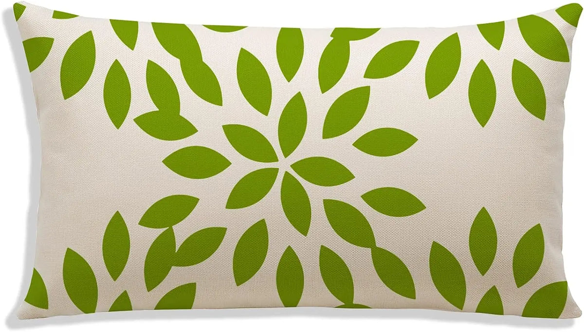 Linen Geometric Pillowcase 40x60cm Sofa Decoration Pillow Cover, Sofa Bedroom Furnishing Decoration Lumbar Cushion Cover