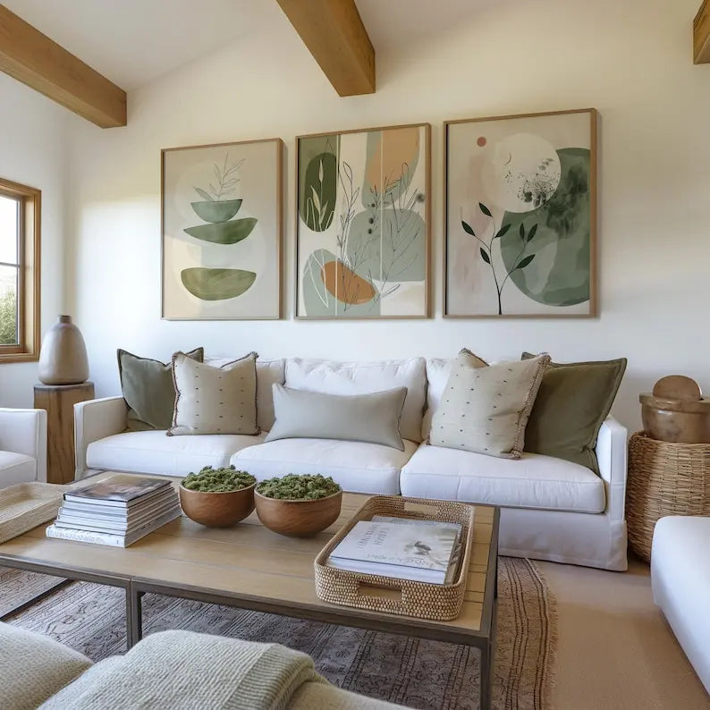 Earthy Botanical Canvas Prints