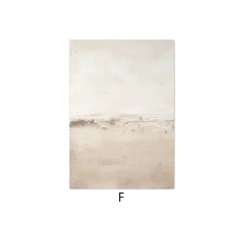 Nordic Abstract Wall Art Bohemian Neutral Simple Neutral HD Canvas Posters And Prints Home Bedroom Living Room Decor