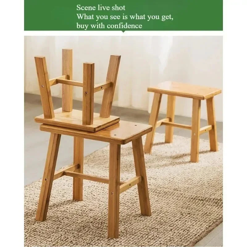 Bamboo Wooden Stool