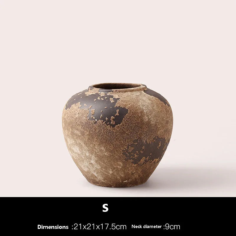 Retro Ceramic Flower Jar