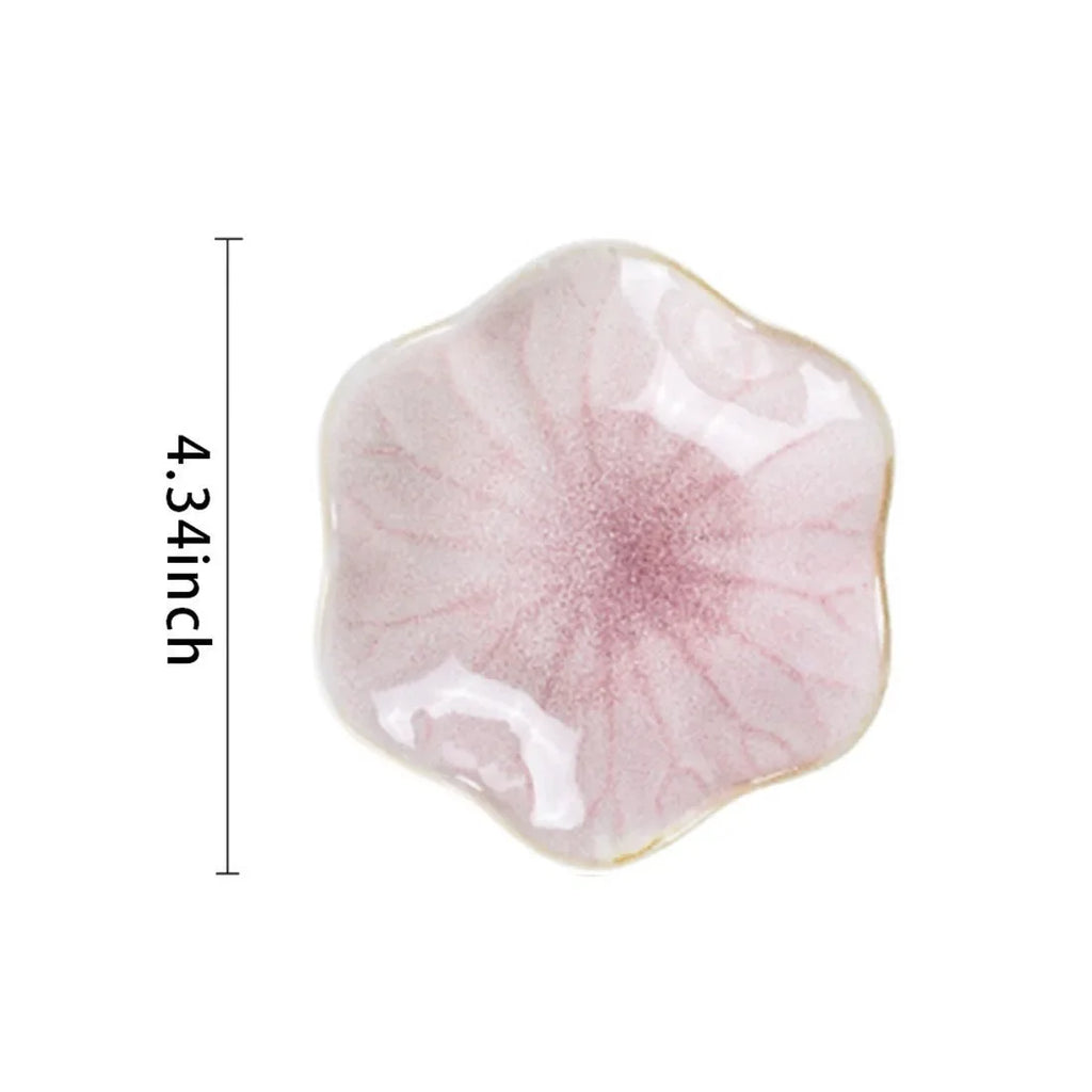 Ceramic Lotus Trinket Tray