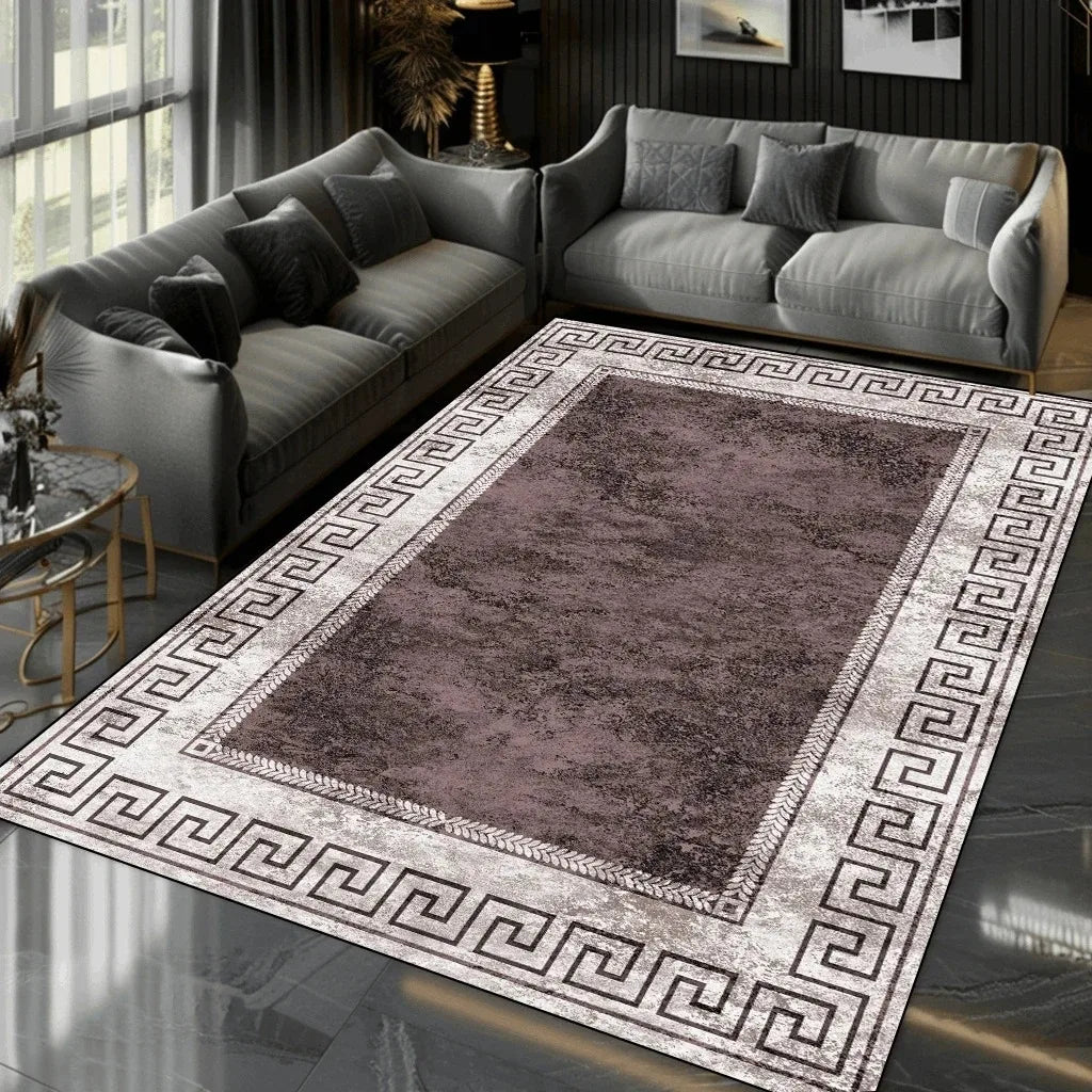 Nordic Luxury  Living Room Carpet Home Decoration Modern Bedroom Large Area Rugs Elastic Washable Non-slip Door Mat