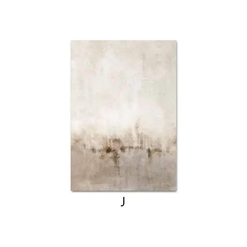 Nordic Abstract Wall Art Bohemian Neutral Simple Neutral HD Canvas Posters And Prints Home Bedroom Living Room Decor