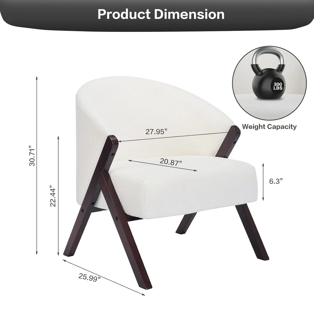 Linen Accent Armchair