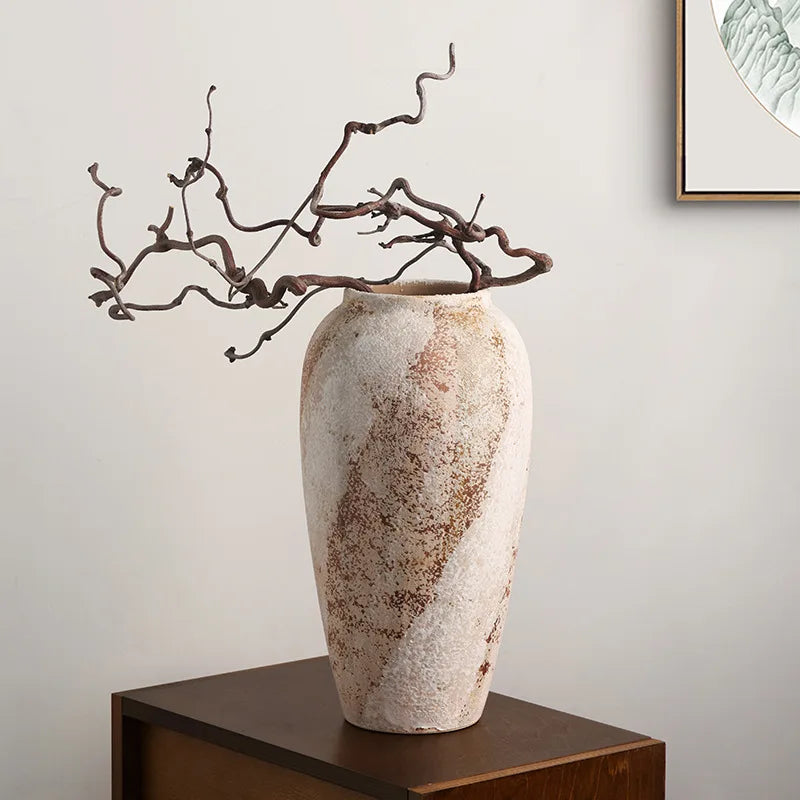Wabi-Sabi Pottery Vase