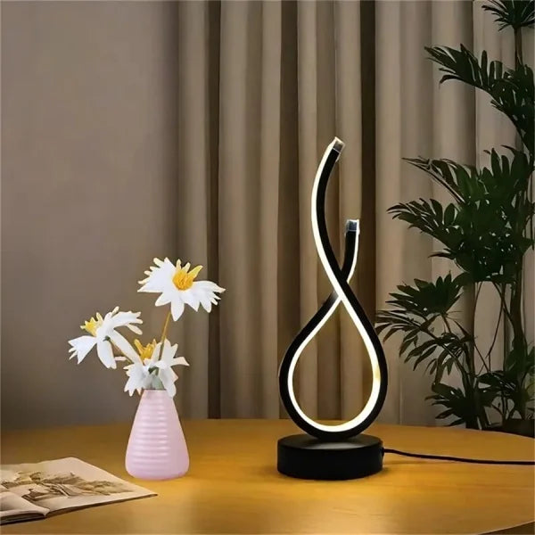 Modern Minimalist Nordic Style Table Lamp Bedside Ambient Light for Bedroom Study Living Room Decor