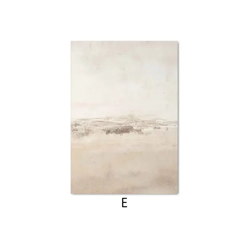Nordic Abstract Wall Art Bohemian Neutral Simple Neutral HD Canvas Posters And Prints Home Bedroom Living Room Decor