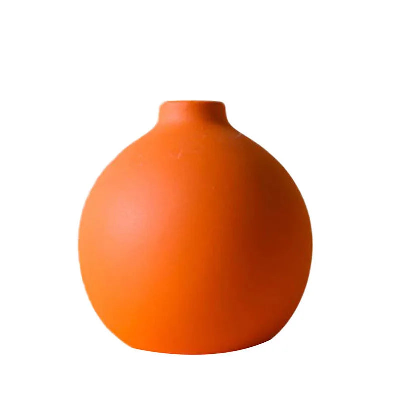 Nordic Ceramic Vase  Decoration Dry Flower Arrangement Home Furnishings  For Table Shelf Dining Room