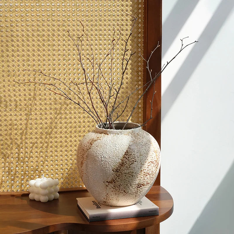 Wabi-Sabi Pottery Vase