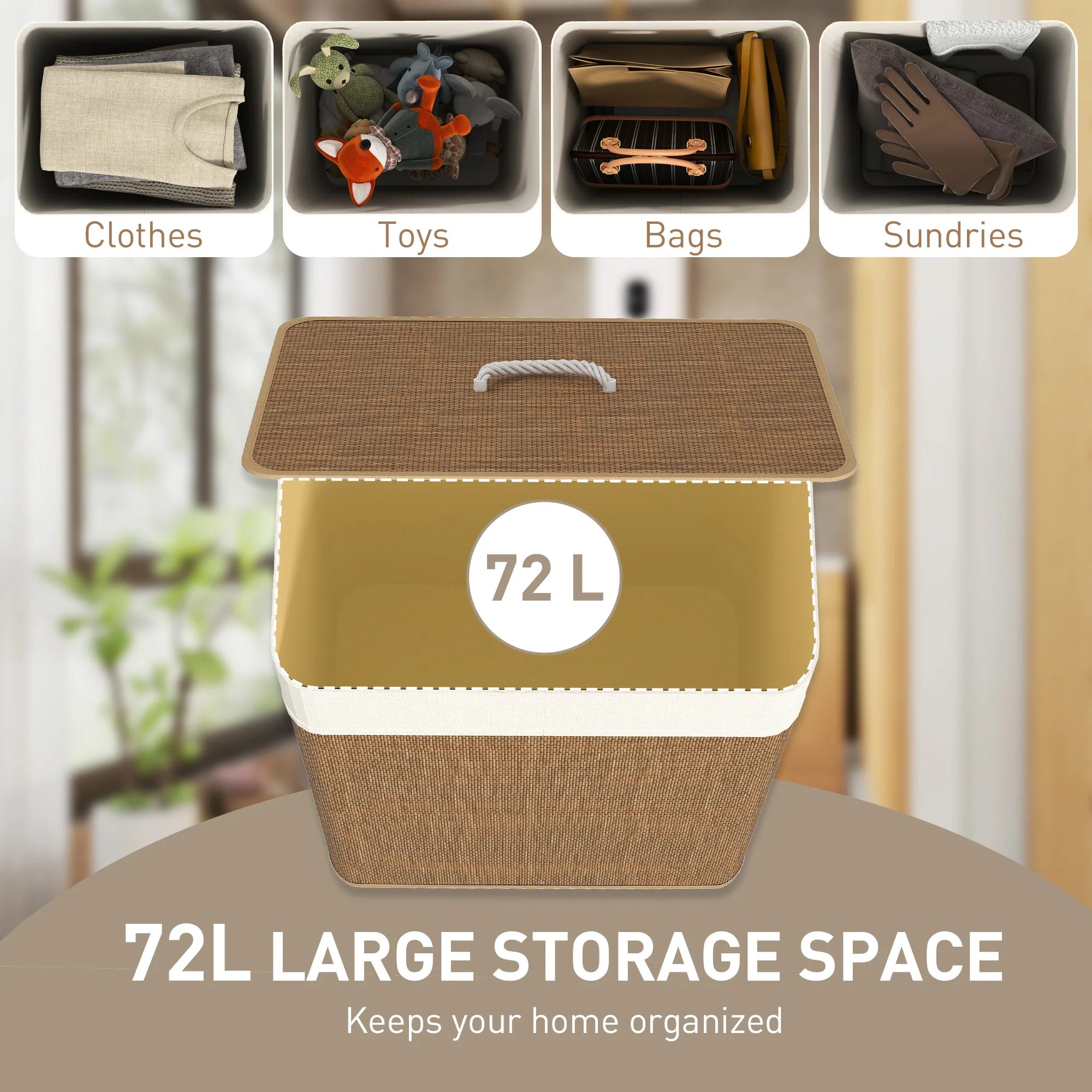 Rattan Laundry Hamper
