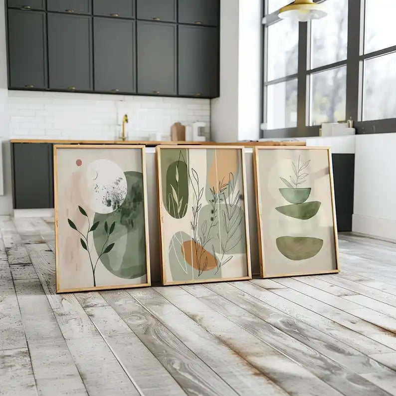 Earthy Botanical Canvas Prints