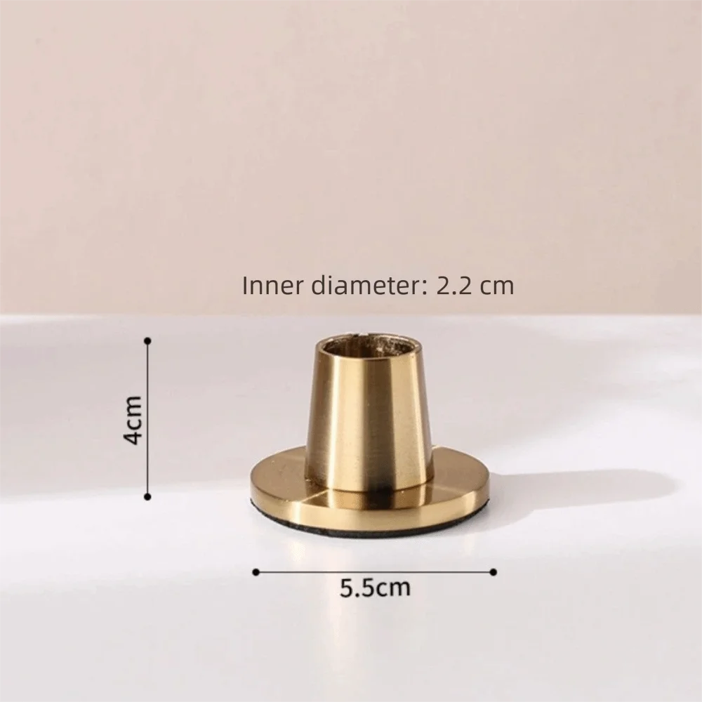 Decoration Candlestick Decoration Golden Candle Holder Desktop Wedding Decoration Candle Stand Home Decor Candles Base Home