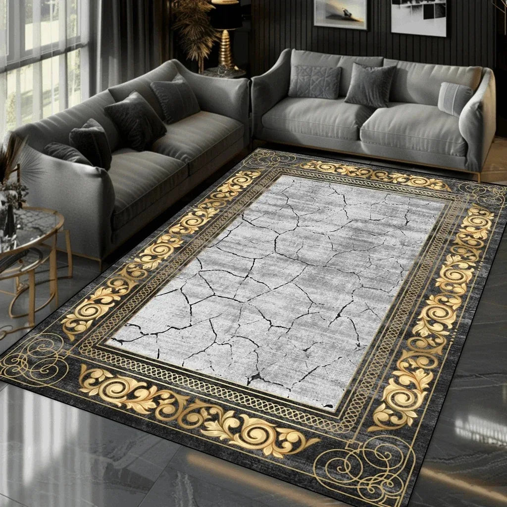 Nordic Luxury  Living Room Carpet Home Decoration Modern Bedroom Large Area Rugs Elastic Washable Non-slip Door Mat