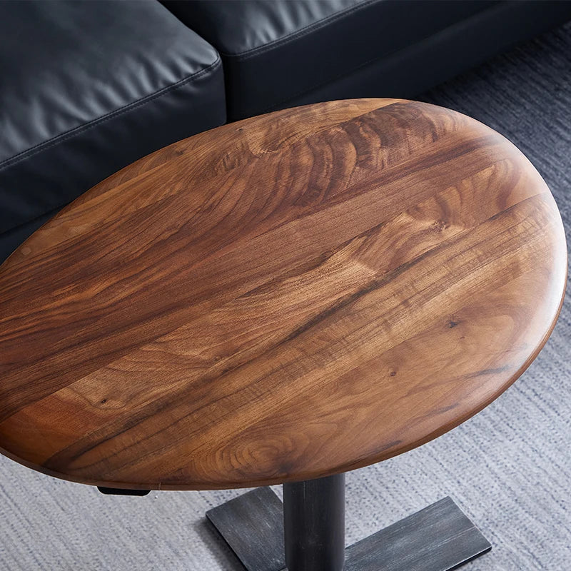 Walnut Lift-Top Side Table