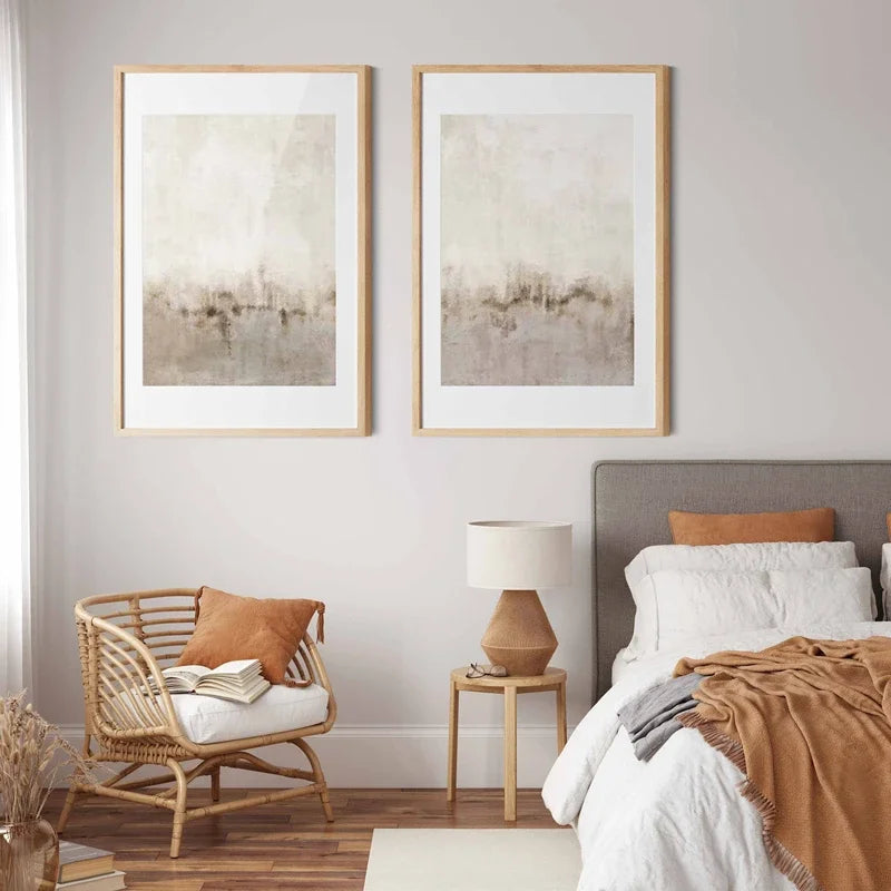 Nordic Abstract Wall Art Bohemian Neutral Simple Neutral HD Canvas Posters And Prints Home Bedroom Living Room Decor