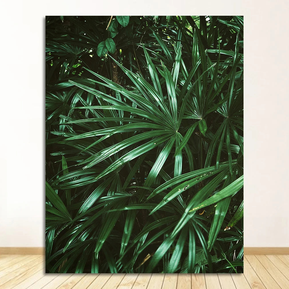 Wall Art Canvas Painting Nordic Posters And Prints Pictures For Living Room Home Decor Nature Tropical Palm Leaf Monstera