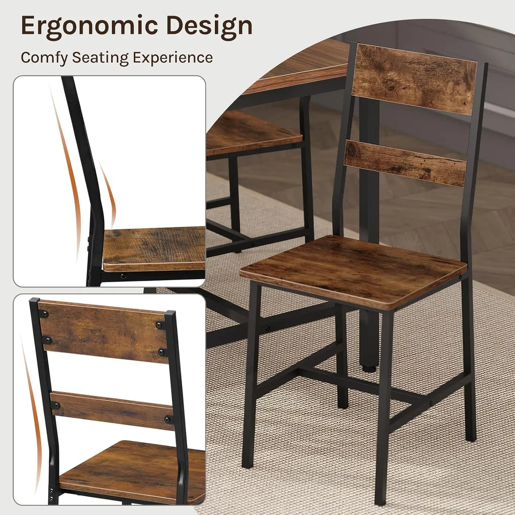 Wood Dining Chairs (Set of 2)